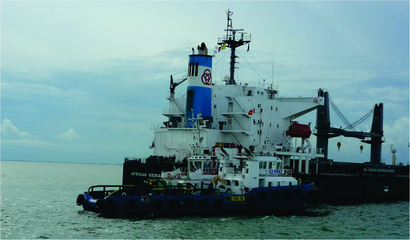 marine salvage Rescue m/v African Kookaburra